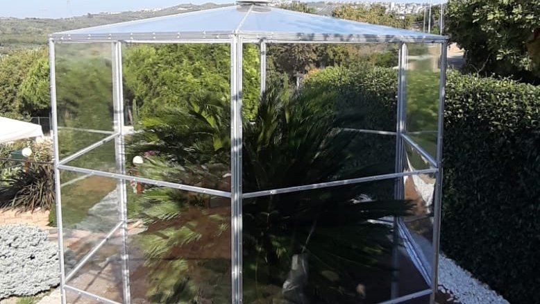 Kiş Bahcesi Şeffaf Fermuarli Branda