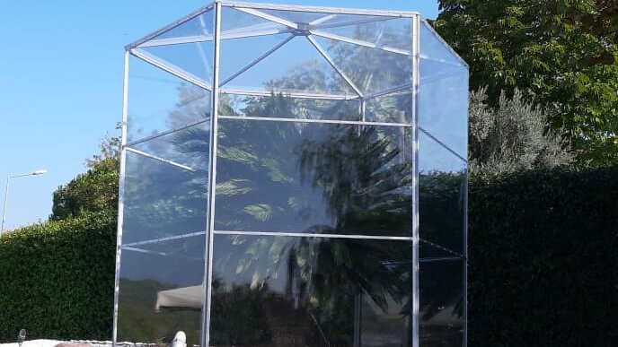 Kiş Bahcesi Şeffaf Fermuarli Branda