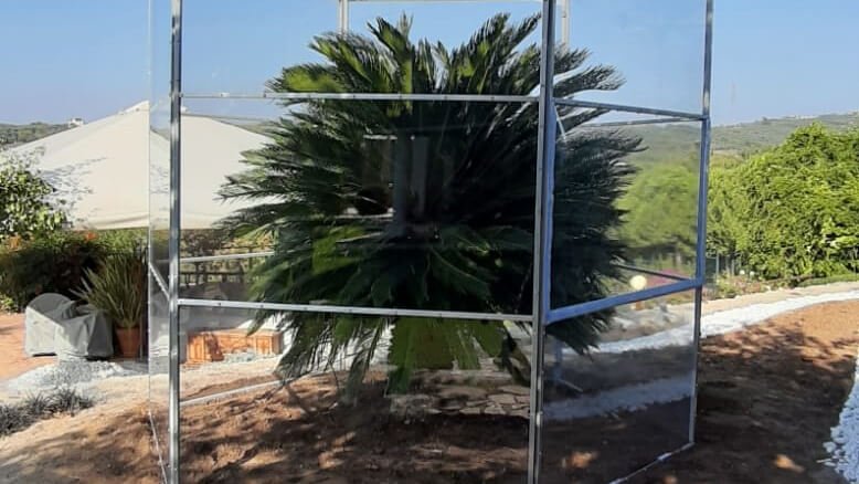 Kiş Bahcesi Şeffaf Fermuarli Branda