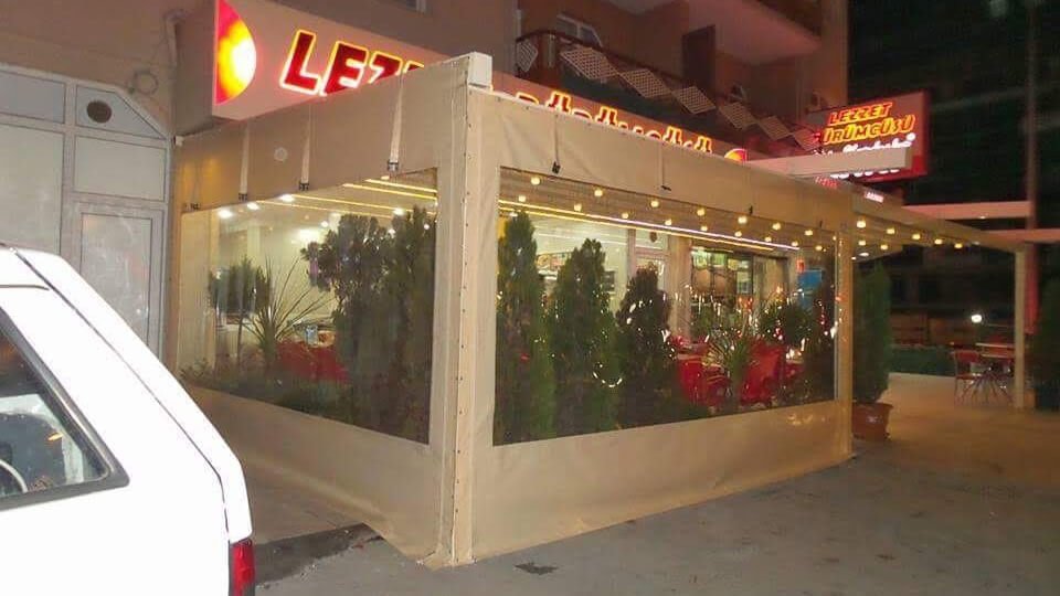 Kiş Bahcesi Şeffaf Fermuarli Branda